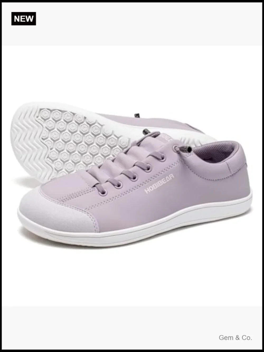 Leather Barefoot Shoes Wide Toe Box Zero Drop Slip-on Walking Shoes